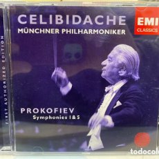 CDs de Música: PROKOFIEV - SERGIU CELIBIDACHE, MÜNCHNER PHILHARMONIKER - SYMPHONIES 1 & 5 (CD, ALBUM)