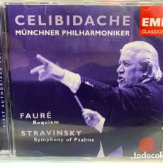 CDs de Música: FAURÉ, STRAVINSKY - SERGIU CELIBIDACHE - REQUIEM - SYMPHONY OF PSALMS (CD, ALBUM)