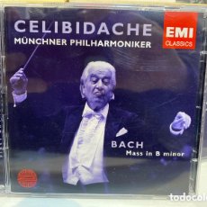 CDs de Música: BACH - SERGIU CELIBIDACHE / MÜNCHNER PHILHARMONIKER - MASS IN B MINOR (2XCD, ALBUM)