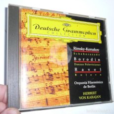 CDs de Música: CD DEUTSCHE GRAMMOPHON COLLECTION RIMSKY-KORSAKOV, BORODIN, RAVEL (VON KARAJAN)