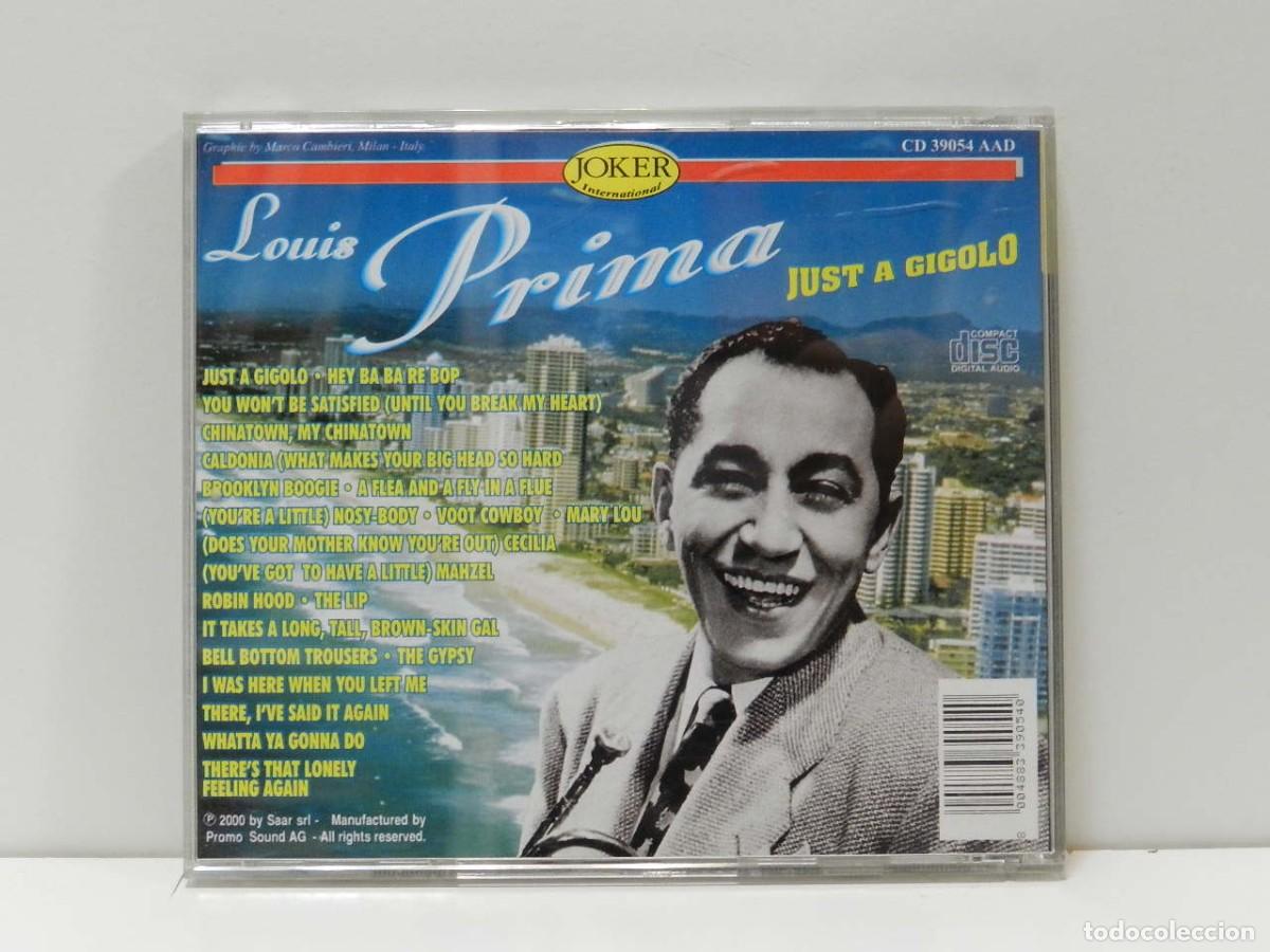 CDs de m&uacute;sica: DISCO CD. Louis Prima &ndash; Just A Gigolo. COMPACT DISC. - Foto 2