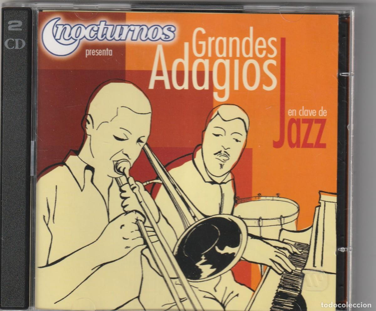CDs de M&uacute;sica: NOCTURNOS PRESENTA GRANDES ADAGIOS EN CLAVE DE JAZZ (2 X CD DRO 2001)