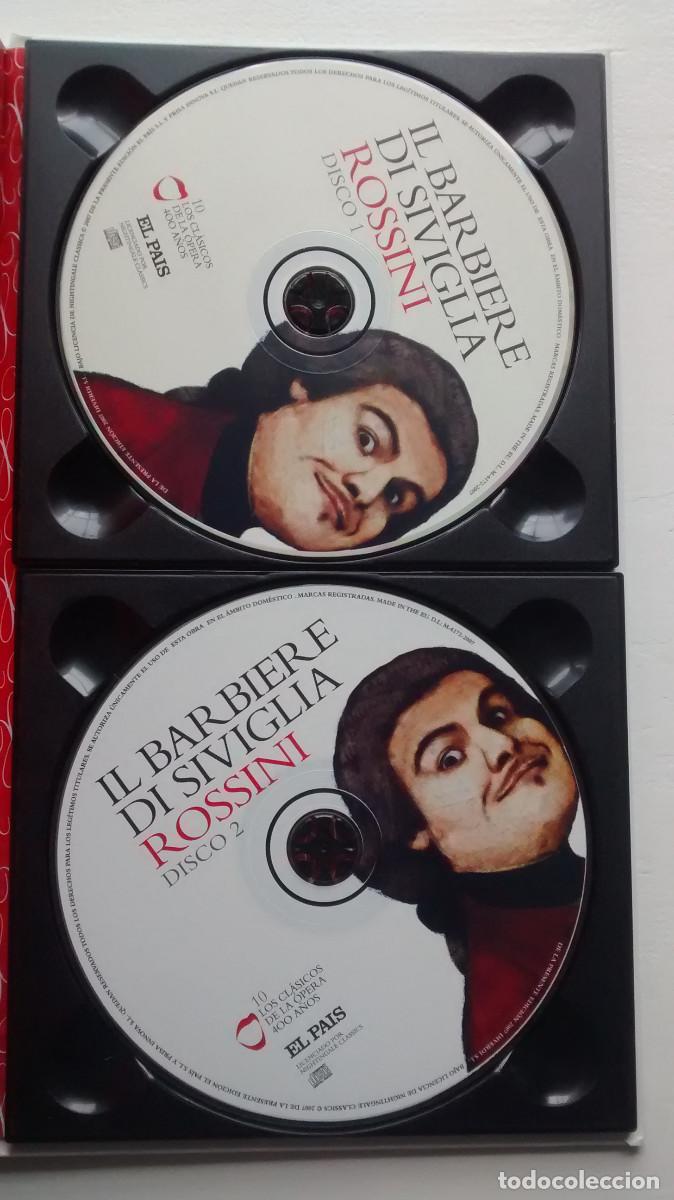 CDs de m&uacute;sica: El barbero de Sevilla - Rossini 2cd + libreto - Foto 4
