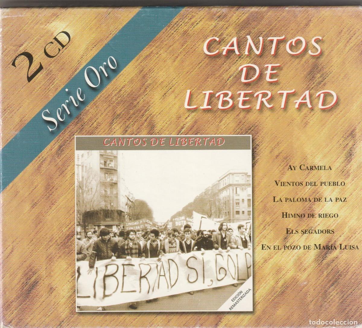 CDs de m&uacute;sica: CANTOS DE LIBERTAD (CAJA 2 X CD DIAL DISCOS 2005) CORO POPULAR JABALON