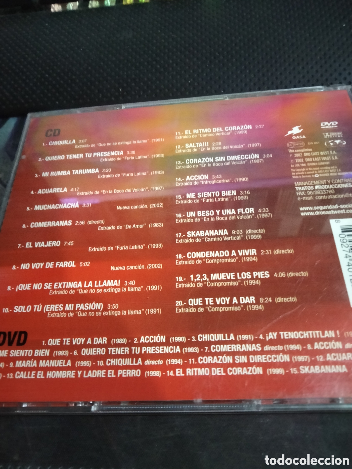 CDs de m&uacute;sica: Seguridad social grandes &eacute;xitos -30 - Foto 2
