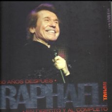 CDs de Música: RAPHAEL. 50 AÑOS DESPUÉS. EN DIRECTO Y AL COMPLETO (3CDS EDICIÓN LIMITADA 2009)