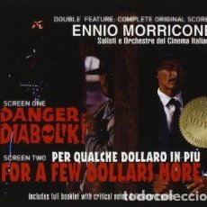 CDs de Música: AD ENNIO MORRICONE, SOLISTI E ORCHESTRE DEL CINEMA ITALIANO – DANGER DIABOLIK! / FOR A FEW DOLLARS