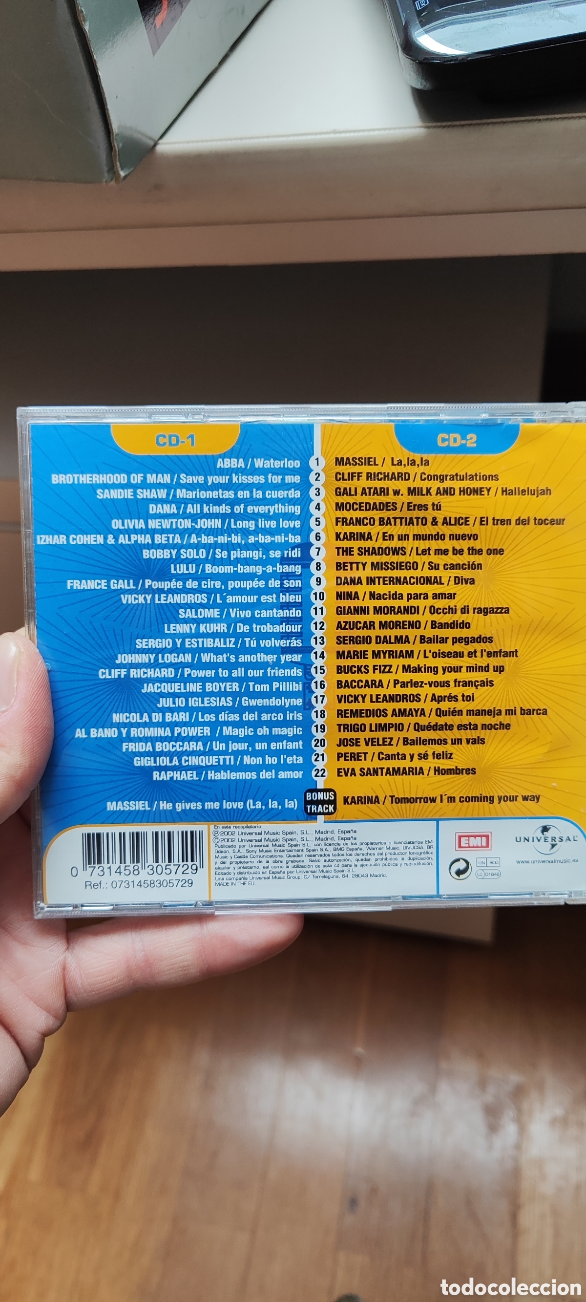 CDs de m&uacute;sica: 2cd Eurovisi&oacute;n - Foto 2