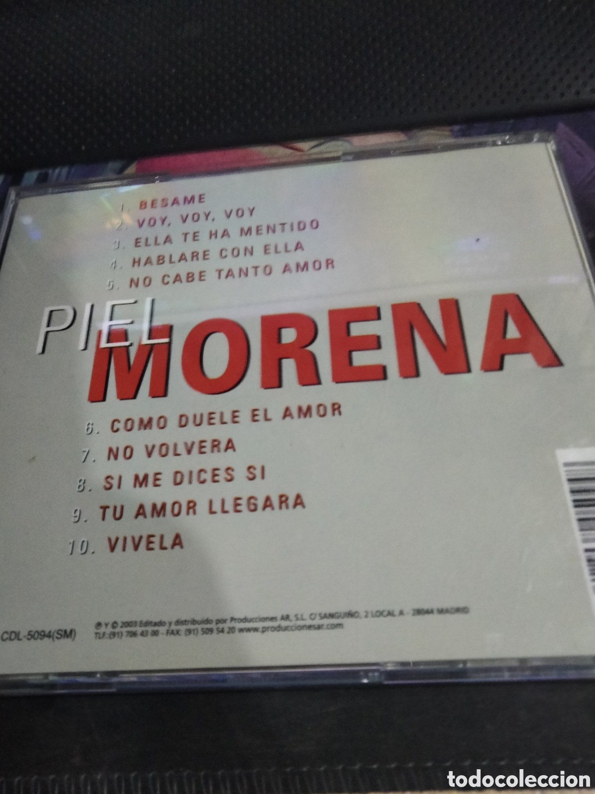 CDs de m&uacute;sica: Piel morena --------2 - Foto 2