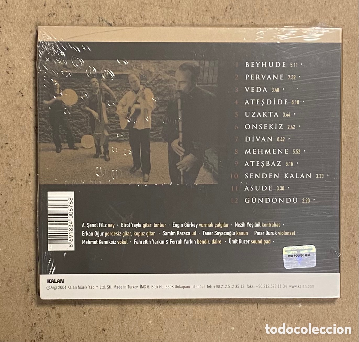 CDs de m&uacute;sica: CD. YANSIMALAR &ldquo;PERVANE&rdquo; (KALAN 2004). NUEVO, CON PRECINTO PL&Aacute;STICO. - Foto 2
