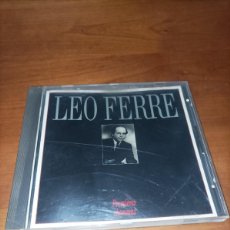 CDs de Música: LÉO FERRÉ – PREMIÈRES CHANSONS
