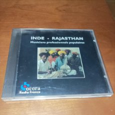 CDs de Música: INDE - RAJASTHAN, MUSICIENS PROFESSIONELS POPULAIRES