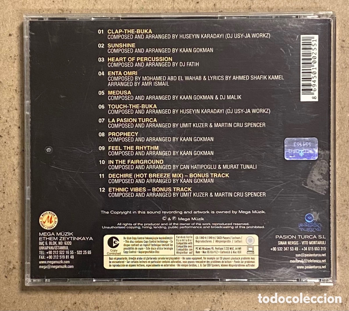 CDs de m&uacute;sica: CD. HAREM IV &ldquo;RHYTHM FOREVER&rdquo; (MEGA M&Uuml;ZIK 2004). - Foto 2