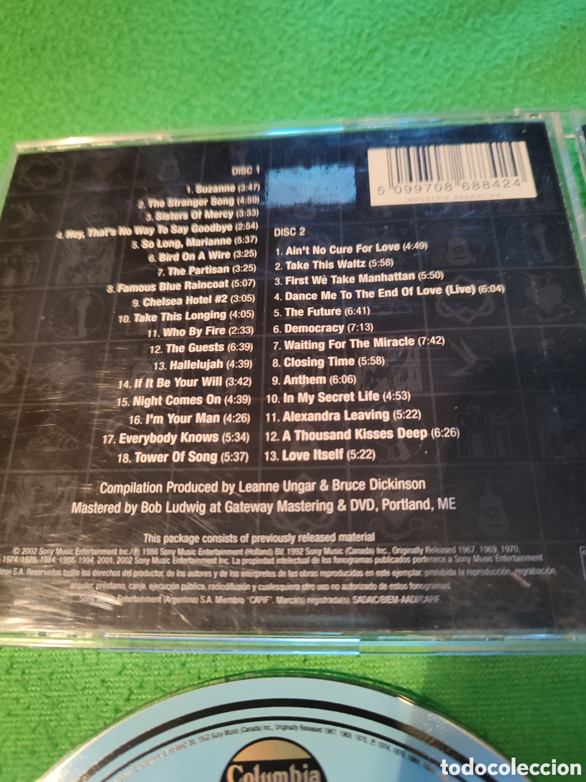 CDs de m&uacute;sica: Leonard Cohen - The Essential 2 CDs - Foto 3