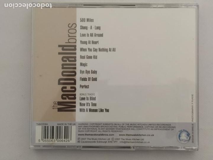 CDs de m&uacute;sica: CD THE MACDONALD BROS (5Q) - Foto 2