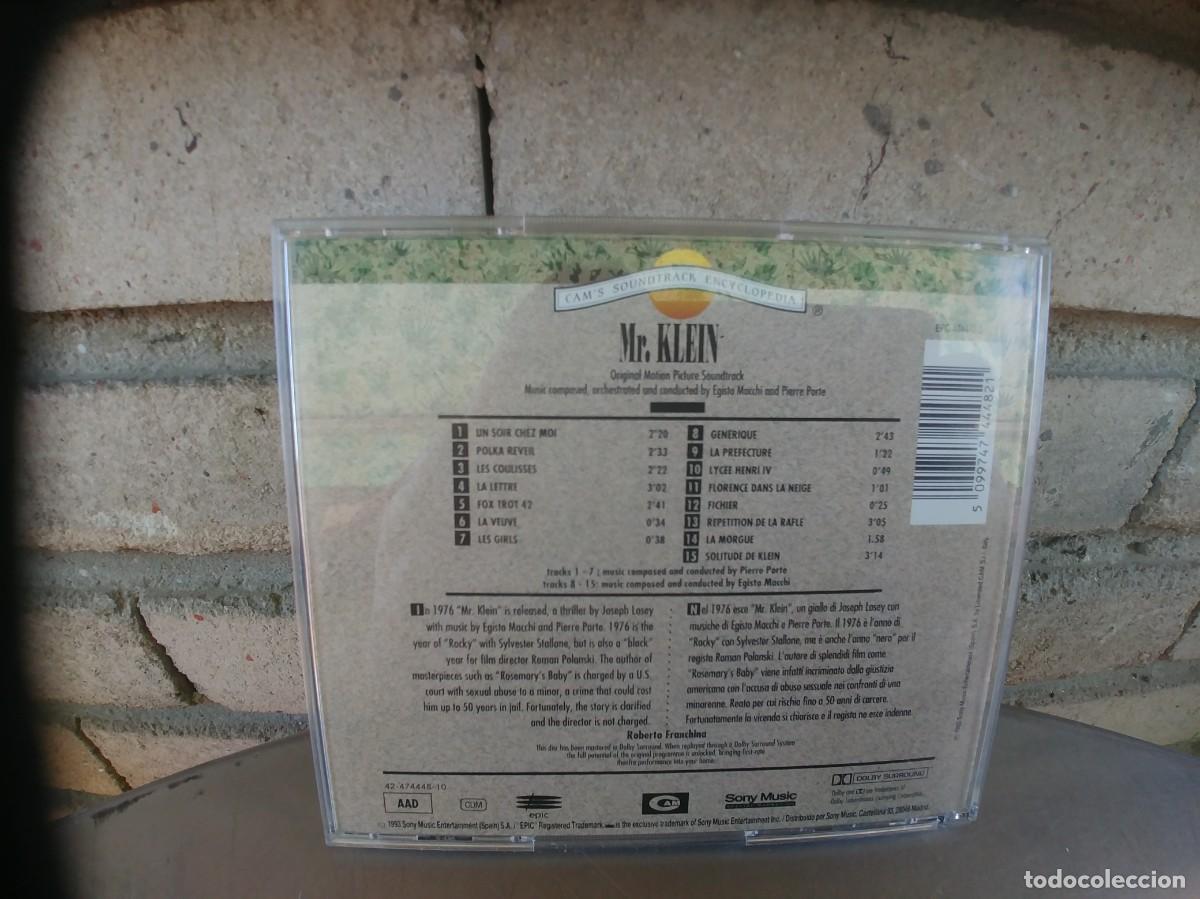 CDs de m&uacute;sica: MR. KLEIN-CD BSO Egisto Macchi / Pierre Porte - Foto 3