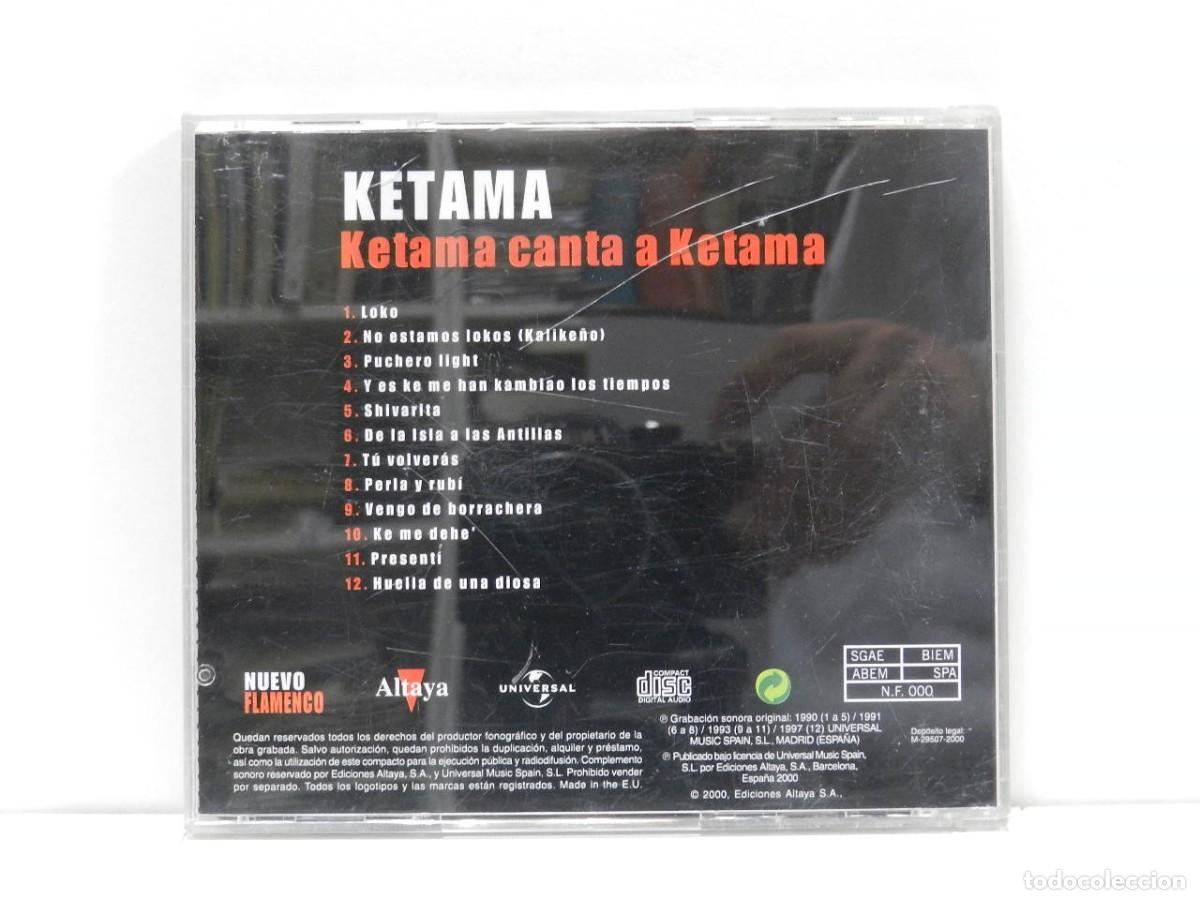 CDs de m&uacute;sica: DISCO CD. Ketama Canta A Ketama. COMPACT DISC. - Foto 2