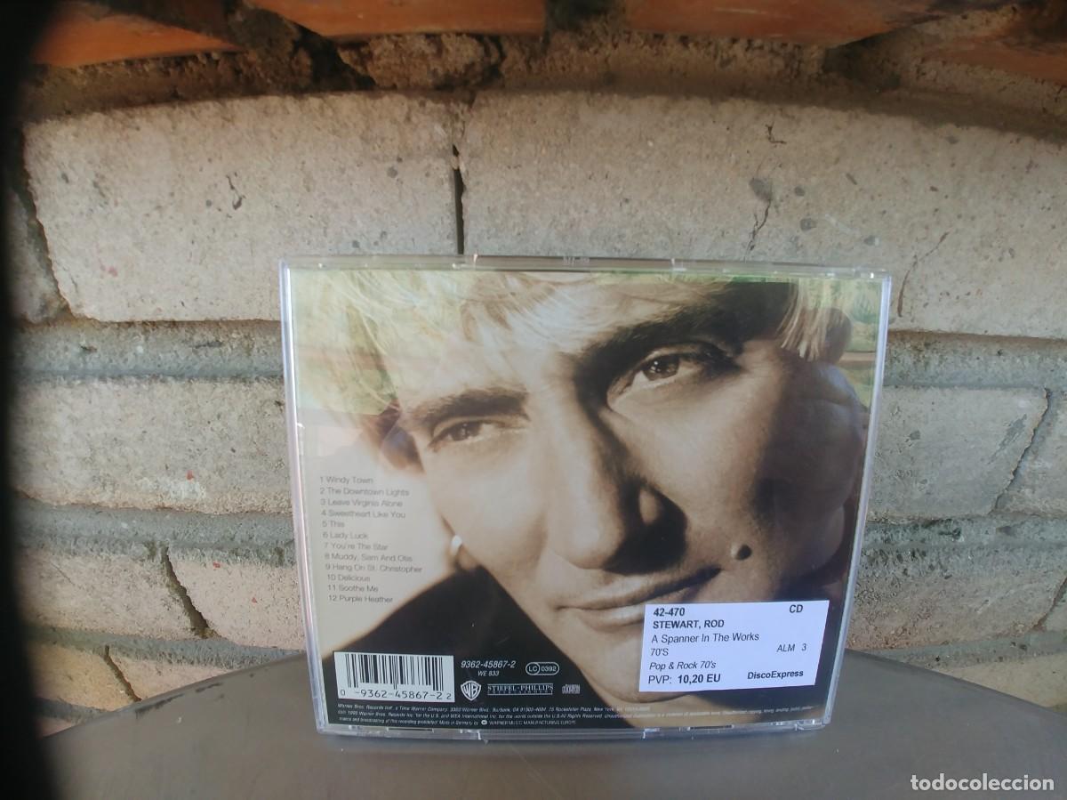 CDs de m&uacute;sica: ROD STEWART-CD A SPANNER IN THE WORKS - Foto 3