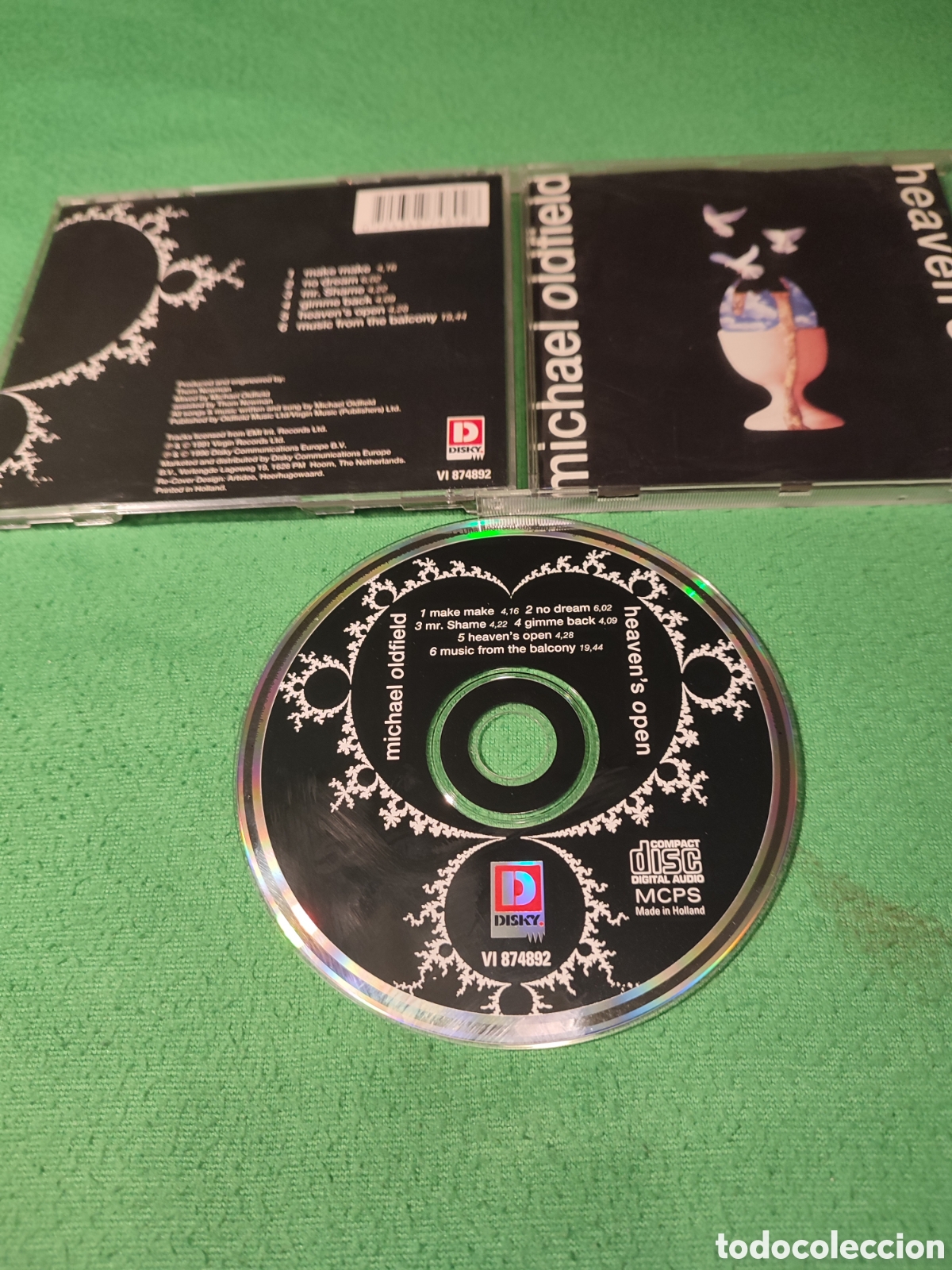 CDs de m&uacute;sica: Mike Oldfield - Heavens open - Foto 2