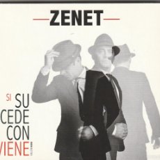 CDs de Música: ZENET - SI SUCEDE CONVIENE (CD EL VOLCAN 2016 DIGIPACK) COMO NUEVO