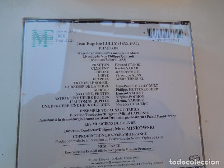 CDs de m&uacute;sica: LULLY - PHA&Euml;TON -MINKOWSKI - 2CD+LIBRETO - Foto 6