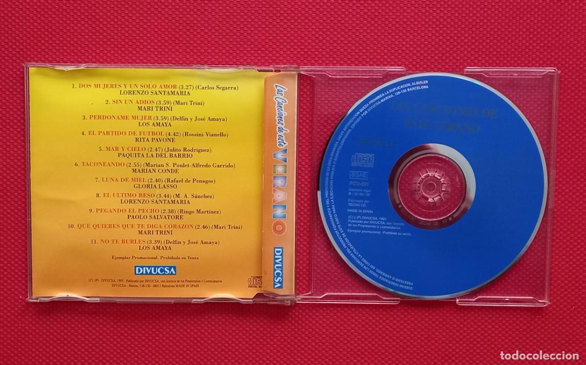 CDs de m&uacute;sica: LAS CANCIONES DE ESTE VERANO CD 1995 - Foto 2