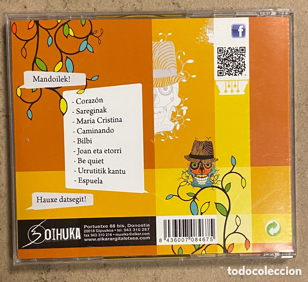 CDs de m&uacute;sica: CD. MANDOILEK (OIHUKA 2013). - Foto 2