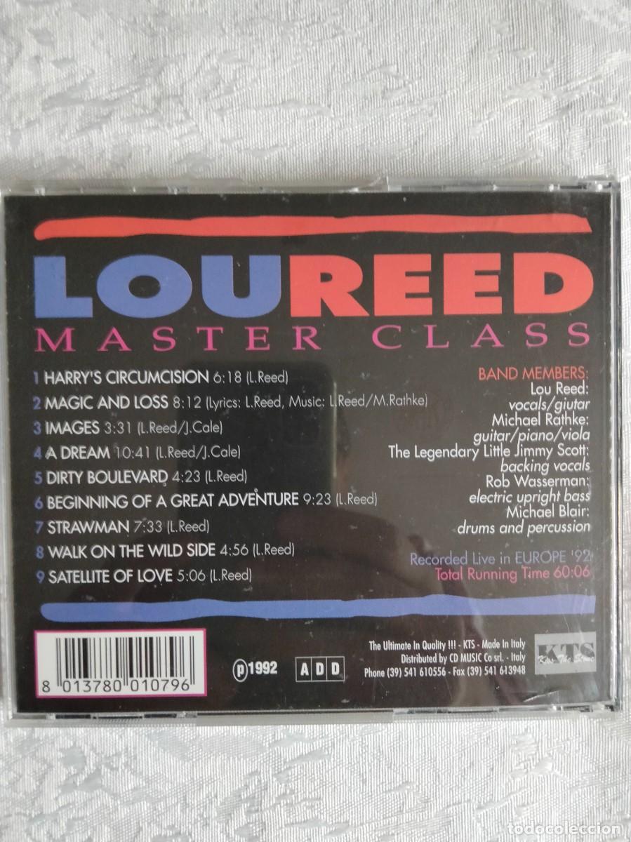 CDs de m&uacute;sica: LOU REED - Master Class - Foto 2