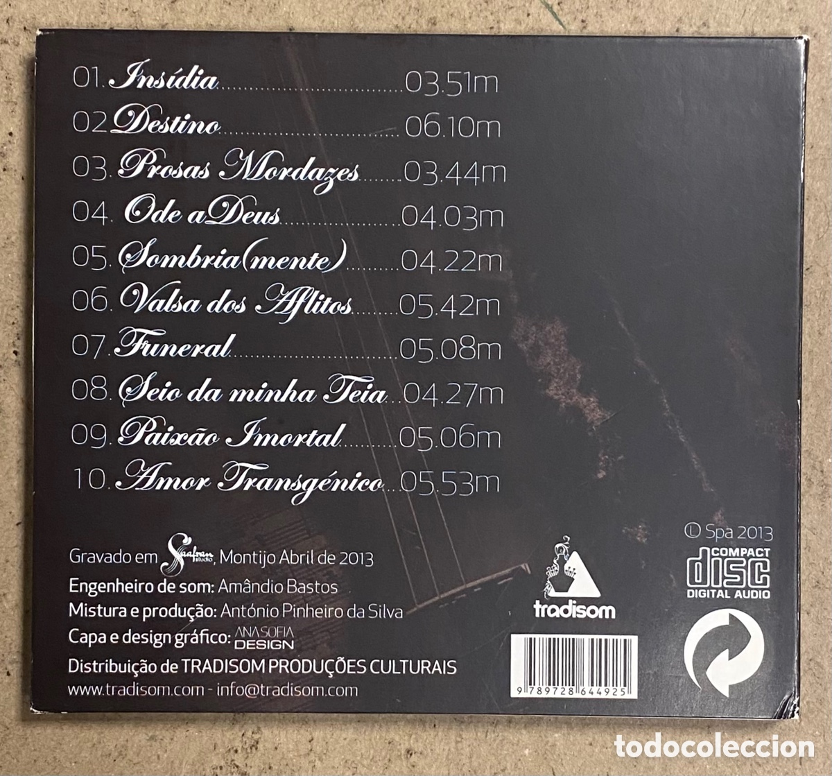 CDs de m&uacute;sica: CD DIGIPACK. LAGRE &ldquo;OPUS O&rdquo; (2013). - Foto 2