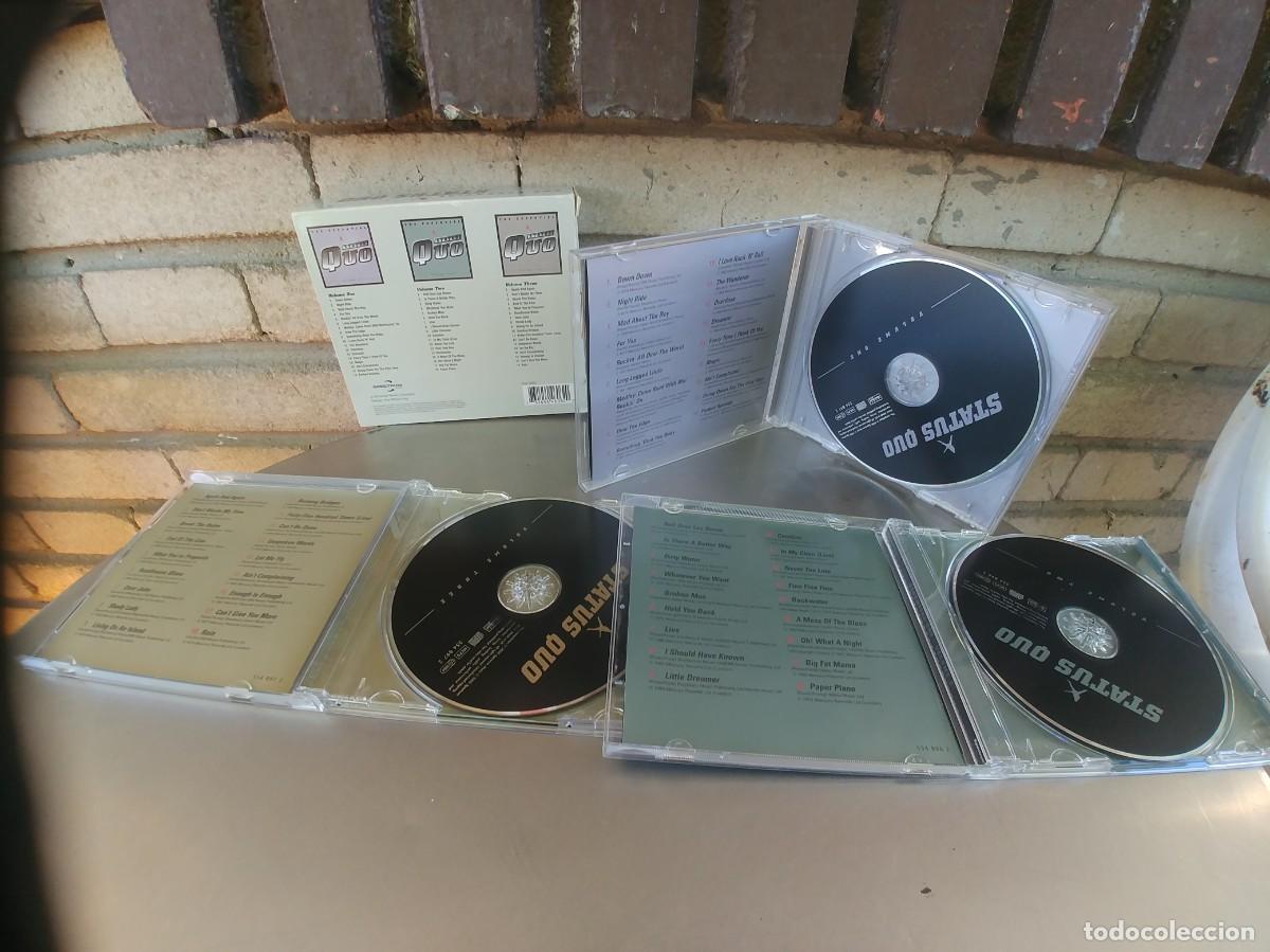 CDs de m&uacute;sica: STATUS QUO-3 CD BOX SET-THE ESSENTIAL - Foto 2