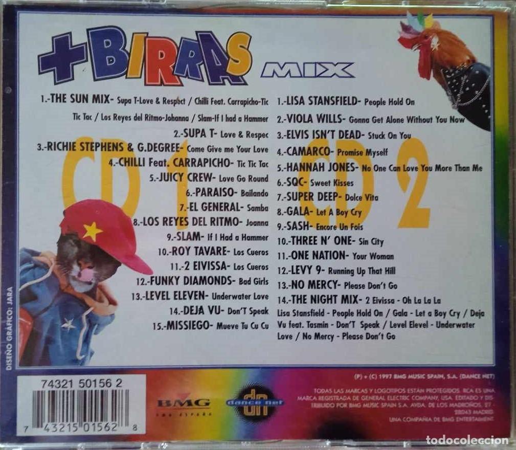 CDs de m&uacute;sica: BIRRAS MIX - 1997 - 2 CD - 29 TEMAS - Foto 2