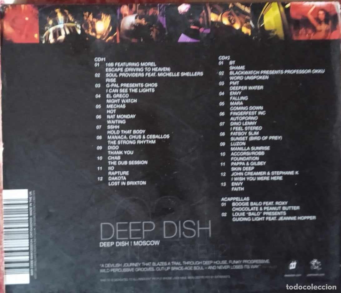 CDs de m&uacute;sica: DEEP DISH - GLOBAL UNDERGROUND 021,MOSCOW - 2001 - 2 CD - Foto 2