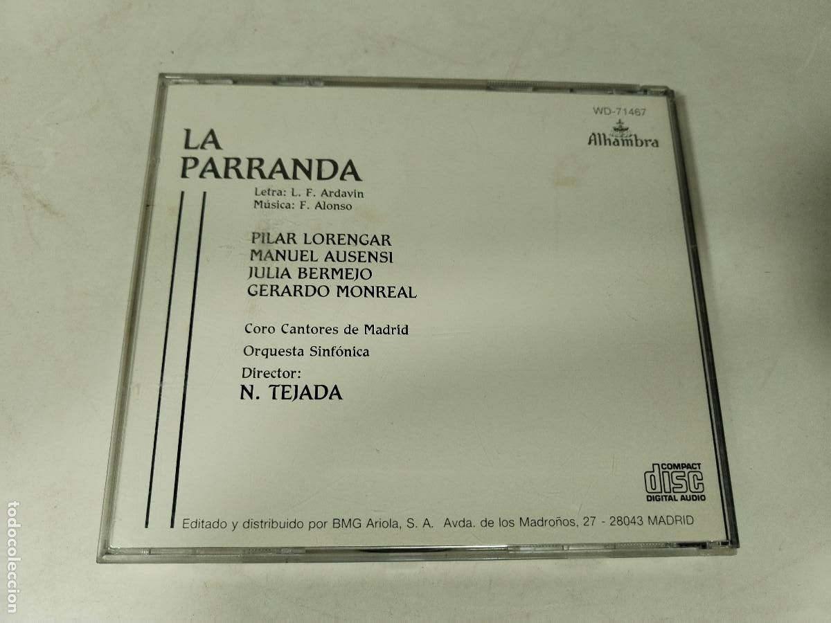 CDs de m&uacute;sica: LA PARRANDA - CD - C115 - Foto 2