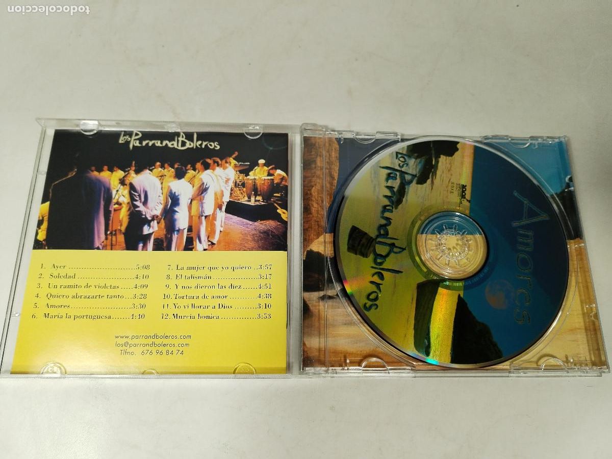 CDs de m&uacute;sica: PARRANDBOLEROS - AMORES - CD - C115 - Foto 3