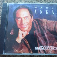 CDs de Música: CD -- PAUL ANKA -- FIVE DECADES GREATES HITS --