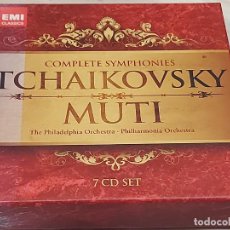 CDs de Música: TCHAIKOVSKY / COMPLETE SYMPHONIES / MUTI / COFRE 7 CDS / DE LUJO