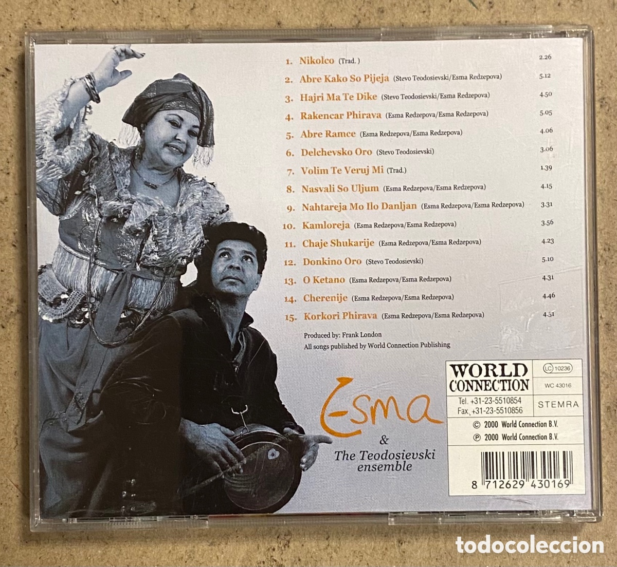 CDs de m&uacute;sica: CD. ESMA &ldquo;CHAJE SHUKARIJE&rdquo; (WORLD CONNECTION 2000). - Foto 2