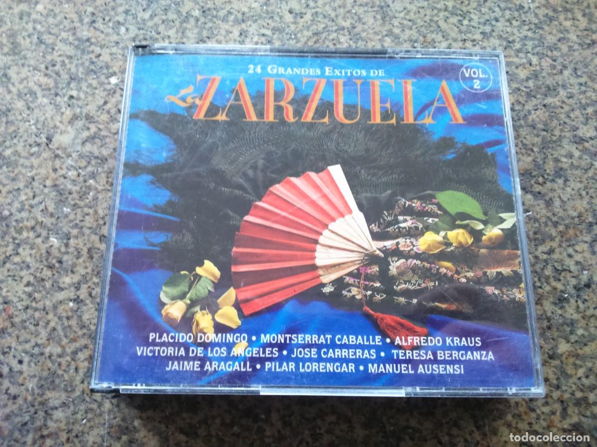 CDs de m&uacute;sica: DOBLE CD -- LA ZARZUELA -- 24 GRANDES EXITOS -- - Foto 1