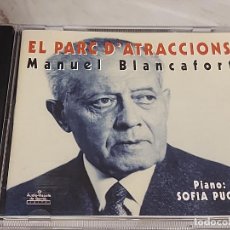 CDs de Música: MANUEL BLANCAFORT / EL PARC D'ATRACCIONS / PIANO: SOFÍA PUCHE / CD-AUDIOVISUALS / LUJO.