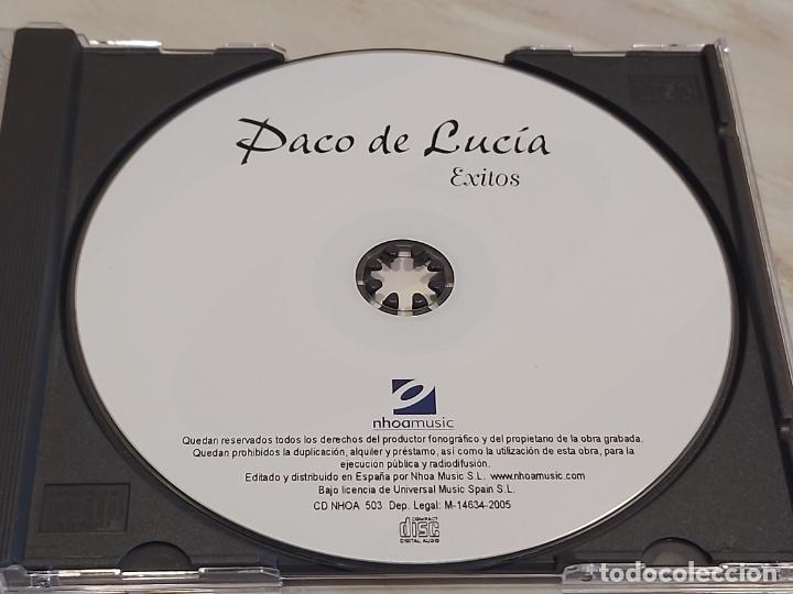 CDs de m&uacute;sica: PACO DE LUC&Iacute;A / &Eacute;XITOS / CD-NHOAMUSIC-2005 / 10 TEMAS / IMPECABLE - Foto 2