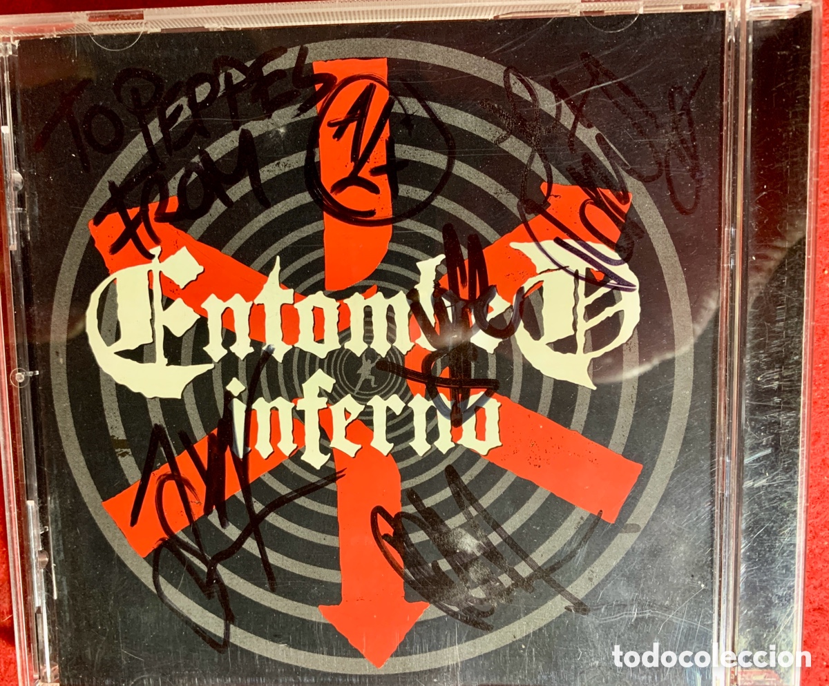 CDs de m&uacute;sica: ENTOMBED-Firmado Cd &ldquo;Inferno&rdquo; - Foto 3