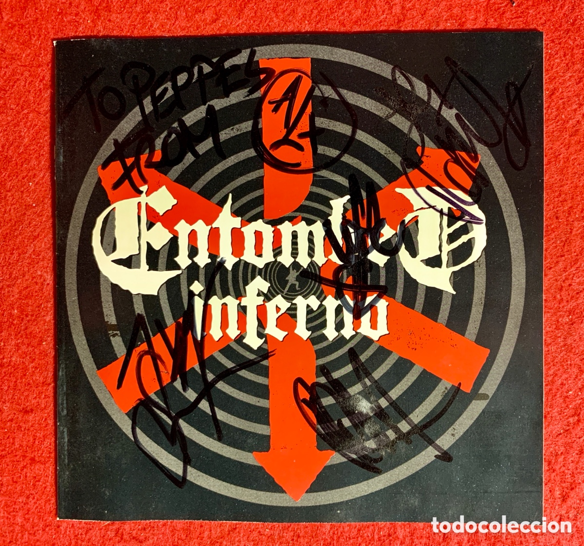 CDs de m&uacute;sica: ENTOMBED-Firmado Cd &ldquo;Inferno&rdquo; - Foto 6