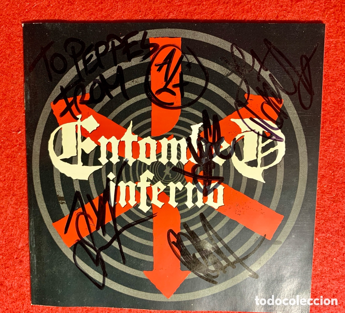 CDs de m&uacute;sica: ENTOMBED-Firmado Cd &ldquo;Inferno&rdquo; - Foto 7