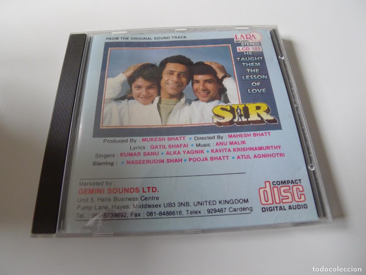 CDs de m&uacute;sica: BSO SIR music : ANU MALIK CD - Foto 1