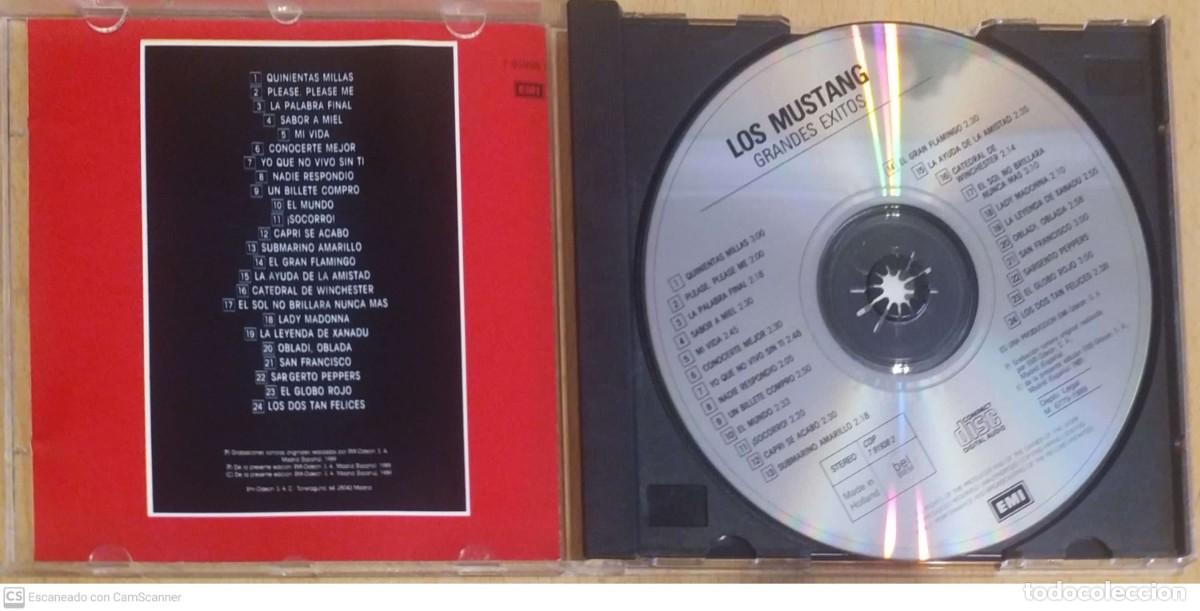 CDs de m&uacute;sica: LOS MUSTANG (GRANDES EXITOS) CD 1989 - Foto 3
