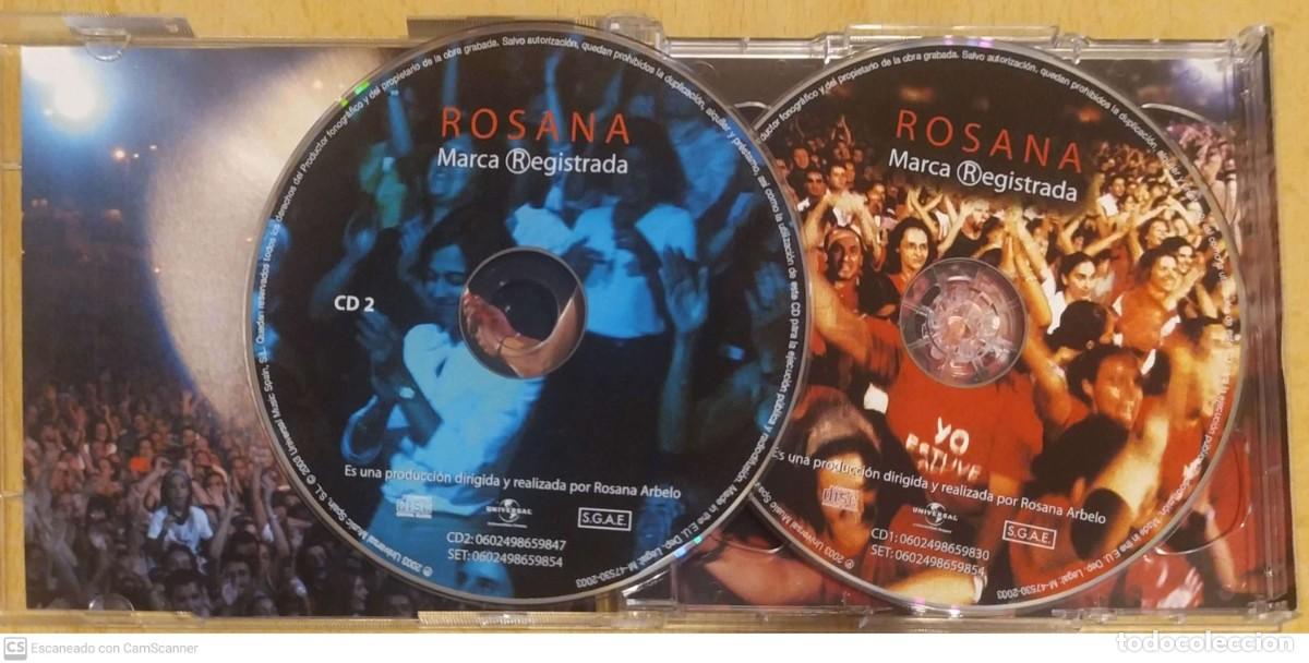 CDs de m&uacute;sica: ROSANA (MARCA REGISTRADA) 2 CDs 2003 - Foto 3