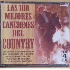 CDs de Música: LAS 100 MEJORES CANCIONES DEL COUNTRY - 4 CD'S 1996 (WILLIE NELSON, SANTANA, DOLLY PARTON...)