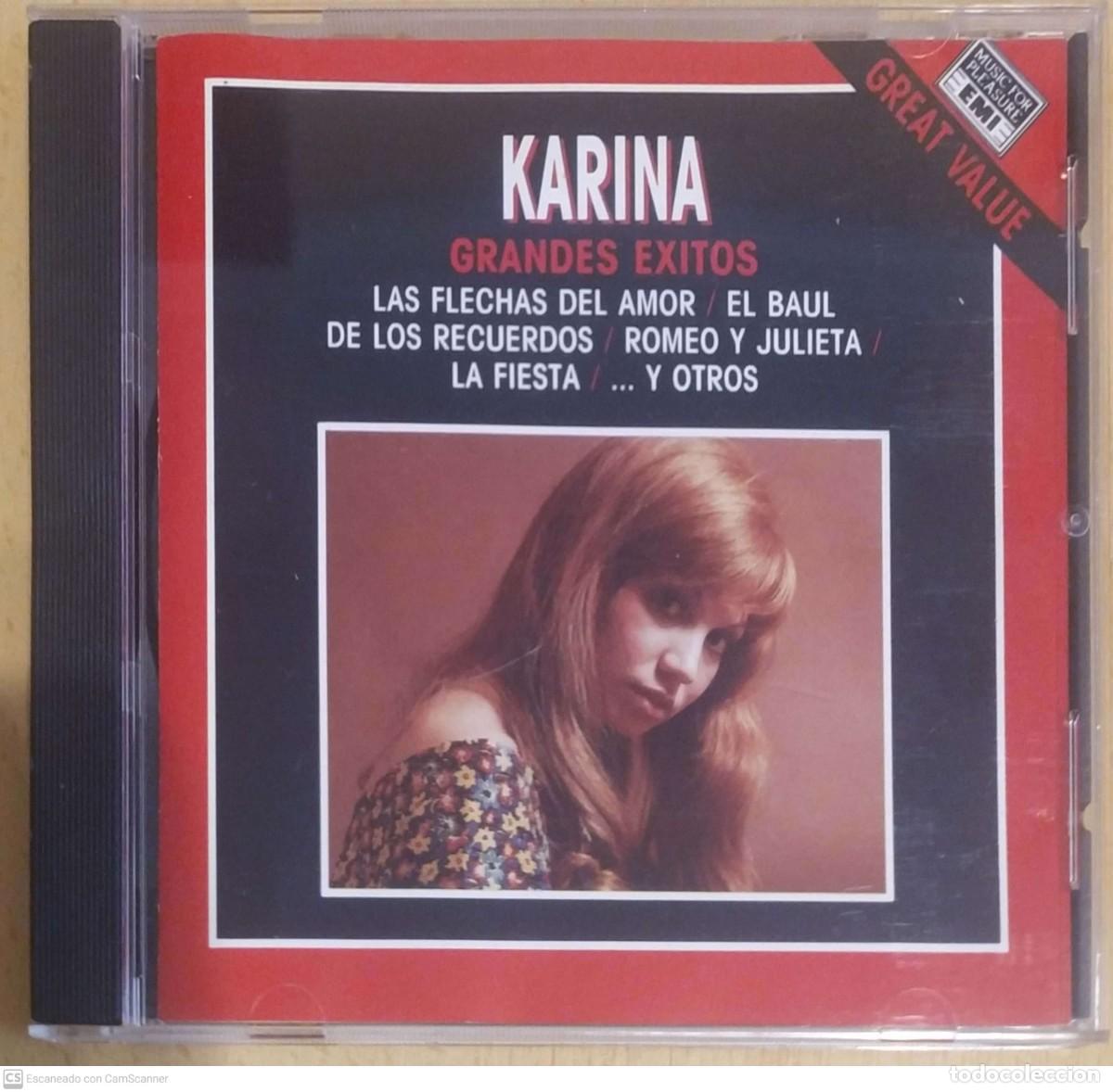 CDs de m&uacute;sica: KARINA (GRANDES EXITOS) CD 1989 - Foto 1