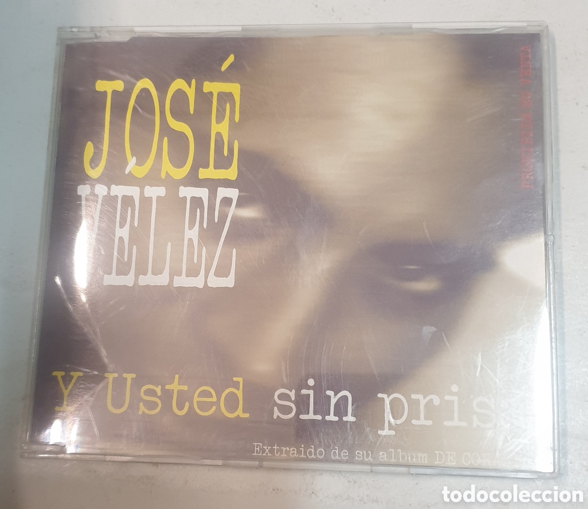 CDs de m&uacute;sica: Jose Velez - y usted sin prisa. Cd single - Foto 1