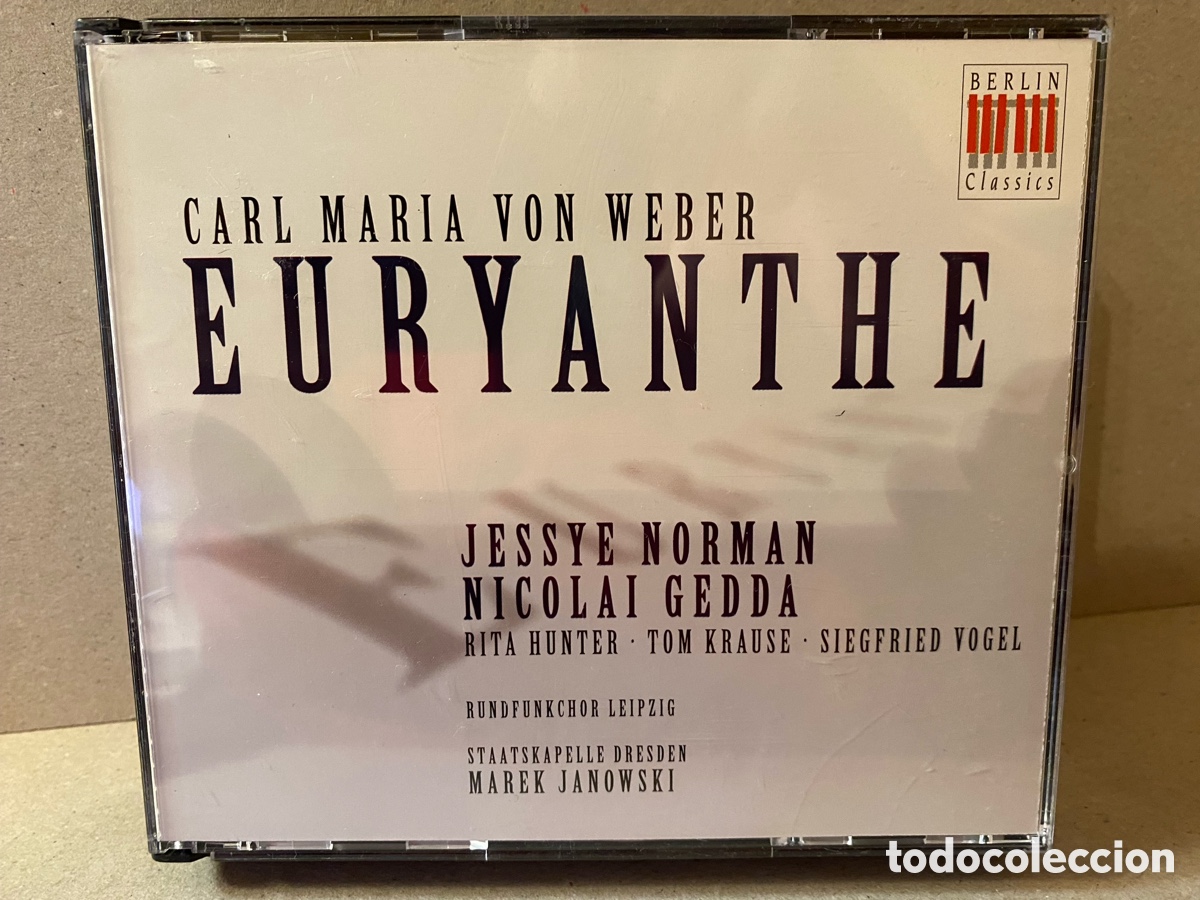 CDs de m&uacute;sica: Weber - Marek Janowski - Euryanthe (3xCD, Album) - Foto 1